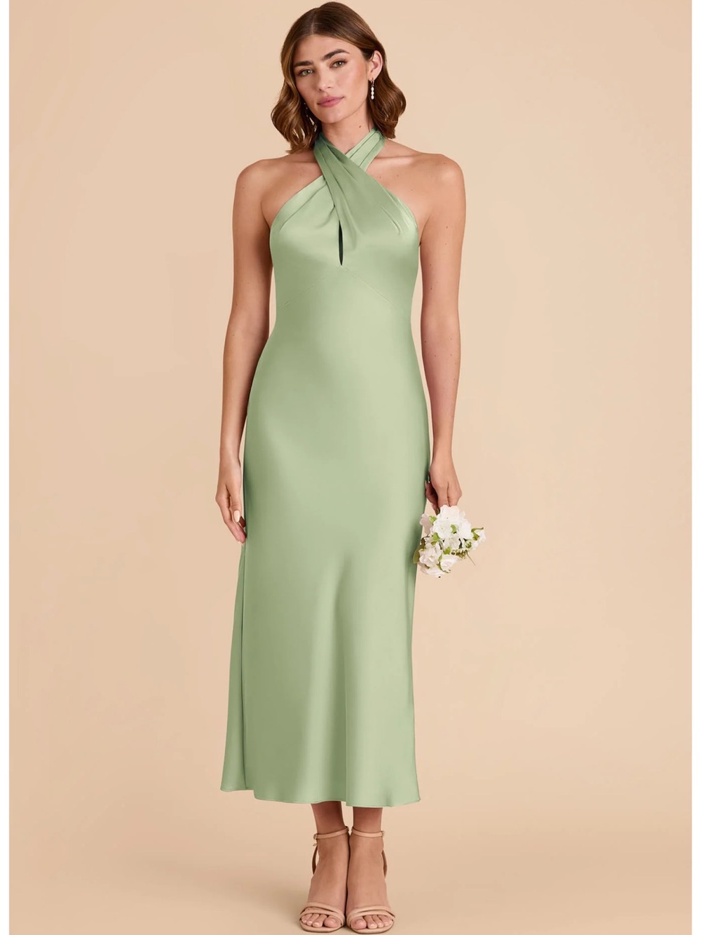 Birdy Grey Pistachio Midi Monique Dress